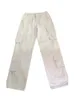 Pantalones de mujer Capris Vintage Cargo Pantalones Baggy Jeans Mujer Moda 90s Streetwear Bolsillos Pierna ancha Cintura alta Recto Y2k Pantalones de mezclilla Monos 221118