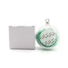 Em branco 8cm Sublimação Bola de Natal Bola Diy Natal Tree pendurada Decorações Ornamentos para decoração de festa DIY Crafts 2023 C1122