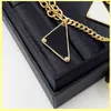 Collier Femmes Hommes De Luxe Designer Colliers Triangle Pendentif P Collier Bijoux De Mode Or Colliers Chaîne Lien De Mariage Partie 2023