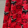 Xinxinbuy Men Designer Capuz Sweater Squirrel Jacquard Borderyer Letters Paris Cotton Women Black White Red S-2xl