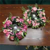 Couronnes De Fleurs Décoratives Guirlande Artificielle Seuil De Porte Fleur DIY Mariage Maison Salon Fête Pendentif Décoration Murale Guirlande De Noël Cadeau Rose Pivoine 221117