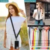 Handygurte Charms 1PC Universal Lanyards Crossbody Patch Reisen Wandern Tragbare abnehmbare Hals hängende Seilband Outdoor Smartphone