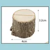 Party Decoration Tree Stump Place Card Holder 4 Styles Wood Slice Rustic Style Po Clip Wedding Natural Wooden Decoraton Drop Deliver Dhyyd
