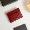 Marques Credit Card Holder Wallet Designers 4 cartes Slot Caviar Leather Purse Passport Couverture avec Box7649797