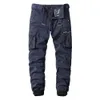 Pantaloni da uomo Pantaloni militari Casual Cotone Tinta unita Cargo Uomo Outdoor Trekking Viaggiare Multi-tasche Lavoro 221117