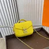 Cross Body Fashion Designer Love You borse a tracolla Mini busta con patta quadrata Pochette a catena Borsa a tracolla da donna Borsa hobo Borsa in tela di pelle di lusso