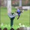 Decorações de jardim dança solar dança de borboletas voadoras vibração vibração mosca flor de pássaro pássaro jardim decoração de jardim engraçado para dhaln
