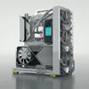 Computerkabels aluminium legering open hoesje gaming chassis desktop beugel waterkoeling doos matx itx atx eatx persoonlijkheid creativiteit