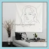 Tapestries Fashion Stick Figuur Tapijtwand hangende muurschildering strand handdoek geavanceerd tafelkleed yogamat voor slaapkamer woonkamer de dhluz