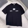 23SSS Designer Balencigas Frauen T-shirt Mode Kurze Klassische Brief Mann Frau Gedruckt T-shirt Li Shuang Runde Männlich 5xl T-shirts Hoodie 0JBJ