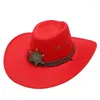 Boinas 28tf Hat Fedora Cowgirl Viagem Partido de Noiva Bacharelas Chapéus