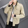 Jackets masculinos 2023 de outono casual casual masculino sobretudo macio caminhada ao ar livre bolsos grandes roupas de corte tamanho 3xl