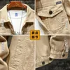 Men's Jackets 2022 Solid Color Casual Men's Jacket Autumn Simple Cotton Slim Denim