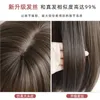 Perruques pour femmes Japane et Korean Medium Net Red Shoulder gth Clavicule Boucle intérieure Ensemble de cheveux longs et raides
