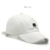 Boll Caps Hat M Letter Brodery All-Match Curved Brim Cotton Soft Sunhat Fashion Simple Female Unisex Baseball Cap Dance