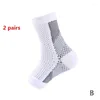 Herrstrumpor 1Pair Compression Foot Sleeve Ankle Support Running Anti Sock Fatigue Outdoor Men Cycle Brace Sport Baske O3x9