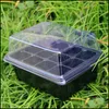 Plantenbakken Potten 12 Gat Familie Kwekerij Potten Zwart Wit Kleur Mini Bloempot Plastic Zaailing Box Kit Voor Huis Tuin 1 95 Dhim8