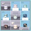 Tea Caddies Mti Styles Tea Caddies Jar Storage Container Box Candle Bk Cereals Hermetic Pots Kitchen Organizer Cans Iron Tins Drop D Dhq6O