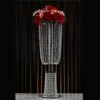 92cm Table Cristal De Mariage Décoration Fleur Stand Centres De Table Puesto de flores de cristal