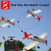 Aeronaves el￩tricas/RC EPP 400mm P51D Mustang/F4U Corsair/T28 Trojan 4-CH 2.4G Avi￣o para iniciantes Gyro de 6 eixos com estabilizador XPILOT RTF RC Plane 221117