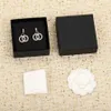 Pendientes de diseñador para mujer Traje de moda Regalo de fiesta Boda Diseñador de lujo Anillo de oreja Mujeres Letras Pendientes de diamantes Beautiful2321