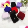 Jewelry Boxes Veet Jewelry Boxes Gift Pendant Necklace Rec Shape Display Show Case Weddings Party Jewellry Packaging Box For Drop Ea Dhigj