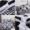 Sängkläder sätter modeko mönster tryck quilt er set blandning bomull sängkläder sängkläder duvet er kudde små/USA/au/Storbritanniens storlek T20040 DHFET