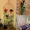 Guirlandes de fleurs décoratives 12pcs 2M Feuilles de lierre vertes artificielles Bégonia Guirlande Plantes Vigne Faux plastique Corde de rotin Décoration murale Plante Décoration de la maison 221118