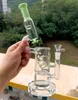 Unieke Glazen Bong Waterpijpen Microscoop DNA Dab Rig Recycler Waterpijp voor Roken Oliebrander Bubbler