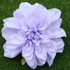 Dekoratif Çiçekler 20/100 Toptan İpek Yapay Dahlia Çiçek Kafaları 14cm Düğün Zemin Evi Parti Dekoru Toplu