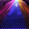 Saiten Thrisdar 2x2M 3x2M 6x4M Weihnachten LED Net Mesh Fairy String Licht 8 Funktion Outdoor Party Hochzeit Urlaub Hintergrund Girlande