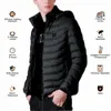 Men's Down Parkas 11 Areas Heated Jacket USB Women's Winter Outdoor Electric Heating Jackets Warm Sports Thermal Coat Clothing Heatable Vest 221117