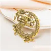 Pins Brooches Pins Brooches Creative Alloy Drip Oil Zodiac Dragon Brooch Exquisite Mens Cor Suit Clothing Jewelry Gift For Women Fa Dh1Wk