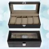 Watch Boxes Box Storage Case Gift Package Jewelry Display 5 Grids Luxury Faux Leather Soft Protection Organizer Watches End 13MD