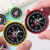 Camping Plastic Compass Party Favor Hiking Navigation Premium Outdoor Sports Hiking Pointer Pointing Guider Keychain Best quality