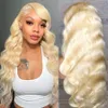 Blonde Lace Front Wig Human Hair 13x4 Body Wave 613 HD Lace Frontal Wig Synthetic Heat Resistant