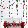 기타 이벤트 파티 용품 홈 트윈클 스타 페이퍼 화환을위한 크리스마스 장식 Xmas 트리 펜던트 연도 2023 선물 Noel Deco Navidad Ornaments