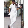 Abbigliamento etnico HD Abiti africani per uomo Dashiki Camicia Pantaloni 2 pezzi Abito Agbada Tradizionale ricamo Outfit Party