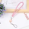 1PC Cell Phone Straps Charms Woven Leather Mobile Lanyard New Star Shape Bracelet Short Keychain Hand Wrist