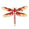 Pins Brooches Pins Brooches 1Pcs Green Red Black Enamel Dragonfly Insects For Women Men Alloy Metal Banquet Weddings Gifts Drop Del Dhcl1