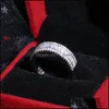 Bagues De Grappe Fl Carré Bague En Diamant Bagues De Fiançailles Pour Les Femmes Bijoux De Mode Mariage Drop Delivery Dh4Hi