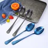 Set di posate per insalata in acciaio inossidabile con cucchiaio da insalata e utensili da cucina forchetta per accessori per ristoranti a buffet per feste in cucina