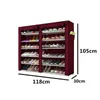 3/4/5/6/8 Layers Dustproof Assemble Shoes Rack DIY Home Furniture Non-woven Storage Shoe Shelf Hallway Cabinet Organizer Holder YSJ147