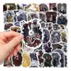 50 stks graffiti skateboard stickers gotische prinses heks voor auto laptop iPad fiets motorhelm helm ps4 telefoon kinderen speelgoed diy stickers pvc koffer sticker