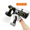 Spray Guns DELIXI 600W/1000ml Paint er High Power HVLP Electric Gun Gift EU/US Plug 5 Nozzle Easy ing For Home DIY 221118