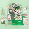 NOTAS Jianwu 107 PCs/Definir Material Paper Spree Memo Pad Small Fresh Journal Sticker Diy Base Bastel