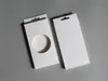 Kraft Cardboard Phone Case For iphone Series Packaging Box White Black Paper Drawer Box With Clear Window A340