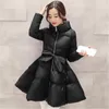 Femmes Trench Coats 2022 Mode Hiver Femmes Chaud Survêtement Coton Rembourré Vestes Femmes Vêtements Fermeture Éclair Ceinture Parkas Manteau Femme Xa232