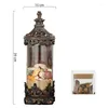 Garrafas de armazenamento frascos europeus vintage com tampa de tampa Golden Sealed Garday Garday Desktop Decorative Candy Jar Decoração da sala de estar