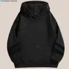 Sweats à capuche pour hommes Sweatshirts Automne Hiver Polaire Hommes Plaine Noir Blanc Pull Chaud Casual Basic Mode Coréenne HOODI 221117